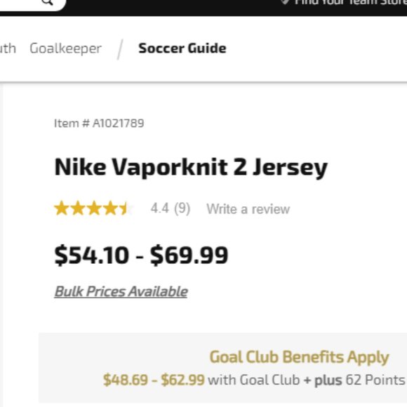 Nike Vaporknit Short Sleeve Jersey - Royal - Picture 9 of 9